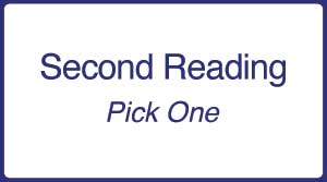 Second Readings List - Pick One